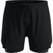 Odlo Zeroweight Print 5in 2in1 Hardloopshorts Heren-zwart, Maat XXL