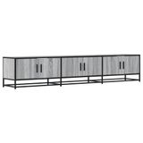 vidaXL meuble TV 210x35x41 cm bois traité gris chêne sonoma