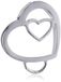 Pasionista 604848 Sterling zilver hart bedelhanger voor dames