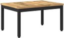 vidaXL Salontafel Wit en zwart 49 x 68,5 x 36 cm Massief Acaciahout