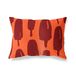 BonaMaison Oranje-Bordeaux Decoratieve Kussensloop, Kussenhoezen Bank, Decoratieve Kussenhoesjes, Kussensloop; Sofa, Slaapkamer, Kantoor, Auto 35x50 Cm - Ontworpen en vervaardigd in Turkije