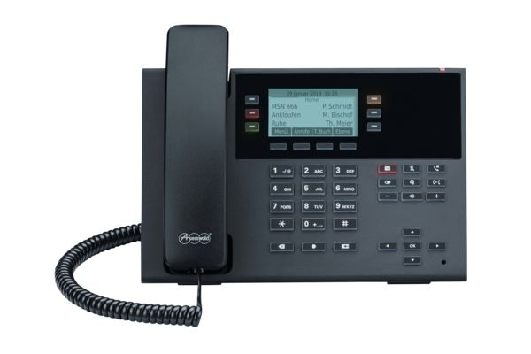 Auerswald COMfortel D-210 IP telefoon Zwart | 3 regels LCD | 90278