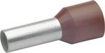 Klauke 17618 Cosses à sertir 10 mm² Partiellement isolées Marron 100 pièce(s)