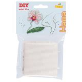 Hama Perlen 5202 stiftplaten, set van 2, vierkant, voor mini-strijkkralen met diameter 2,5 mm, wit