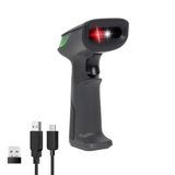 VulTech BC-07P-WBT Barcodescanner, draadloos, 2,4 GHz, Bluetooth/USB, barcodelezer 2D, 1D QR, scan op display, POS, kassarecorder, supermarkt, apotheek, Windows/Mac/Linux