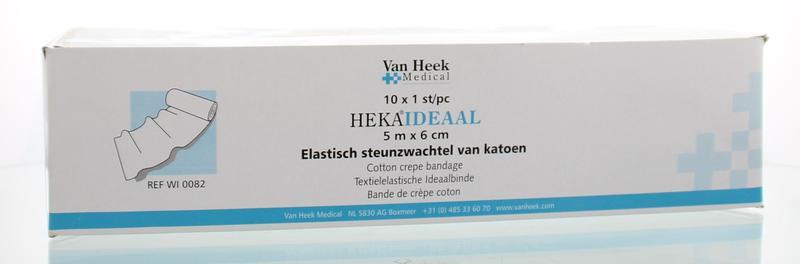 Heka Ideal elastisch windsel 5 m x 6 cm 10 ST