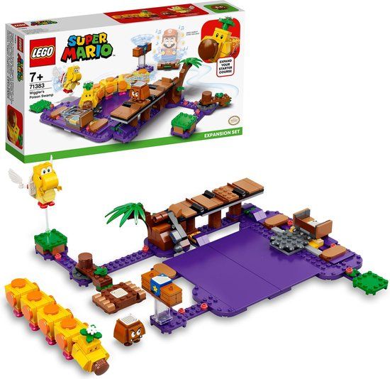 LEGO Super Mario Uitbreidingsset Wigglers Giftige Moeras 71383 - Paars