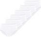 Schiesser Heren slip / onderbroek 6 pack Cotton Essentials fijnrib Wit XXL