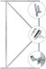 Merkloos Tuindeco Ijzeren deurframeset compleet 155x120 cm
