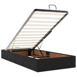 vidaXL Ottoman Bedframe with Mattresses 160x200cm Velvet Black