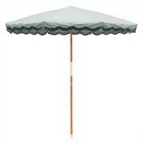 BUSINESS & PLEASURE Parasol Amalfi Vert Bois de récupération