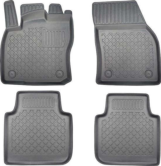 Winparts GO! Aristar 3D Automatten voor Skoda Kodiaq, Volkswagen Tiguan Allspace, Volkswagen Tarraco (vanaf 2017-) - 4-delig - TPE-Rubber