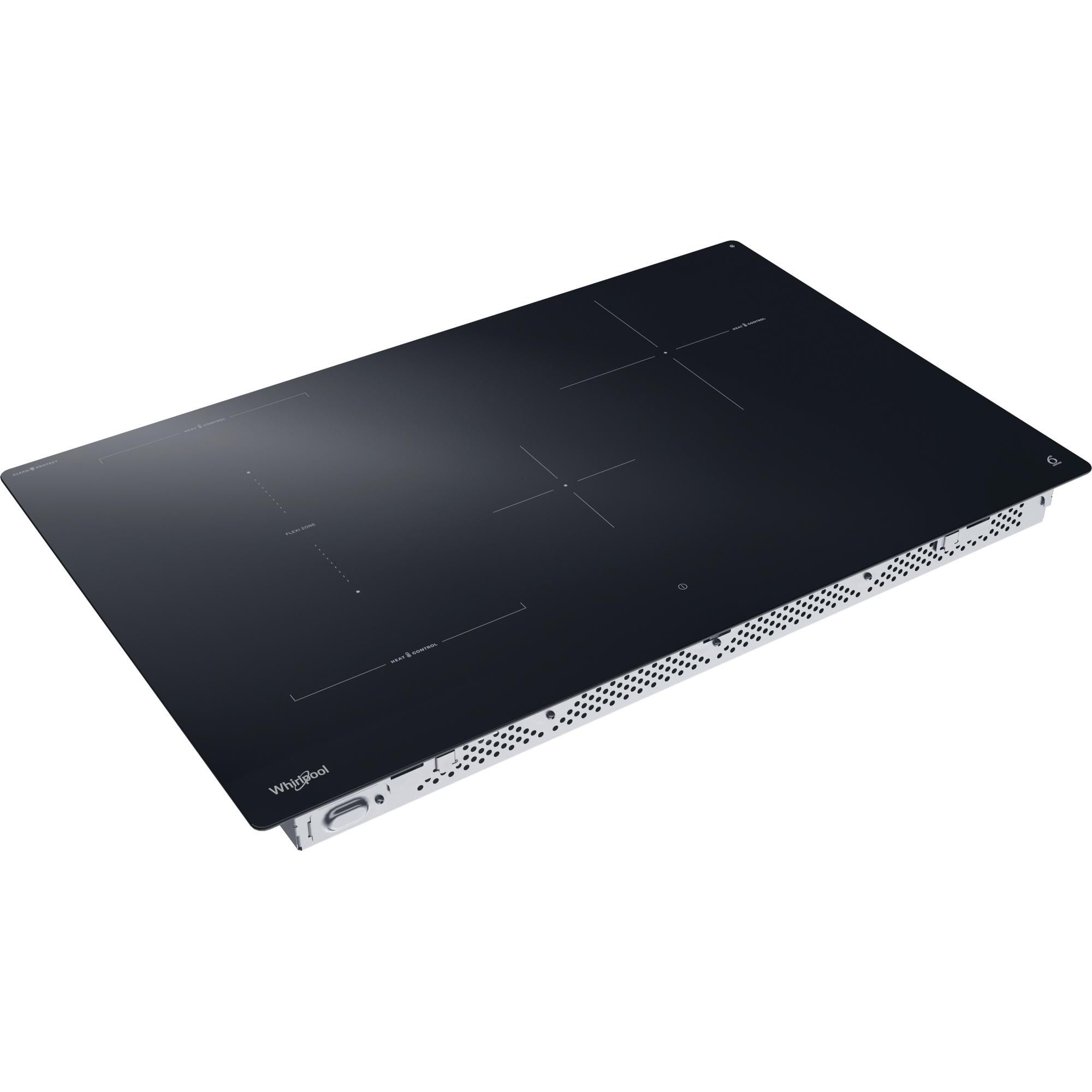 Whirlpool WTX8015DCF - 80 cm Induction Cooktop - Black - Built-in - 4 Zones