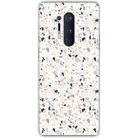 1001 coques OnePlus Bedrukt siliconen hoesje compatibel met OnePlus 8 Pro Terrazzo color