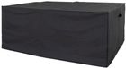 House Nordic Liva housse de protection pour meubles de jardin luxe 1 table, 4 chaises imperméable noir.