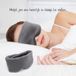 Lopoleis Masque de sommeil - Masque pour les yeux - Gris