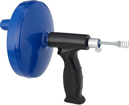 Merkloos Relaxdays Ontstoppingsveer - 6 m - Blauw-Zwart