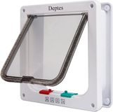 Goodivery ® Chat de taille moyenne avec serrure à 4 voies Blanc