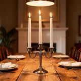 Arti Casa Ribble Dinerkaarsen - Set van 3 Witte Kaarsen