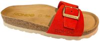 Rohde 5589 40 Slippers Rood Nubuck Dames - Rood - 41