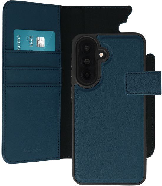 imoshion Hoesje - Geschikt voor Samsung Galaxy A37 (5G) - Uitneembare 2-in-1 Luxe Bookcase - Blauw