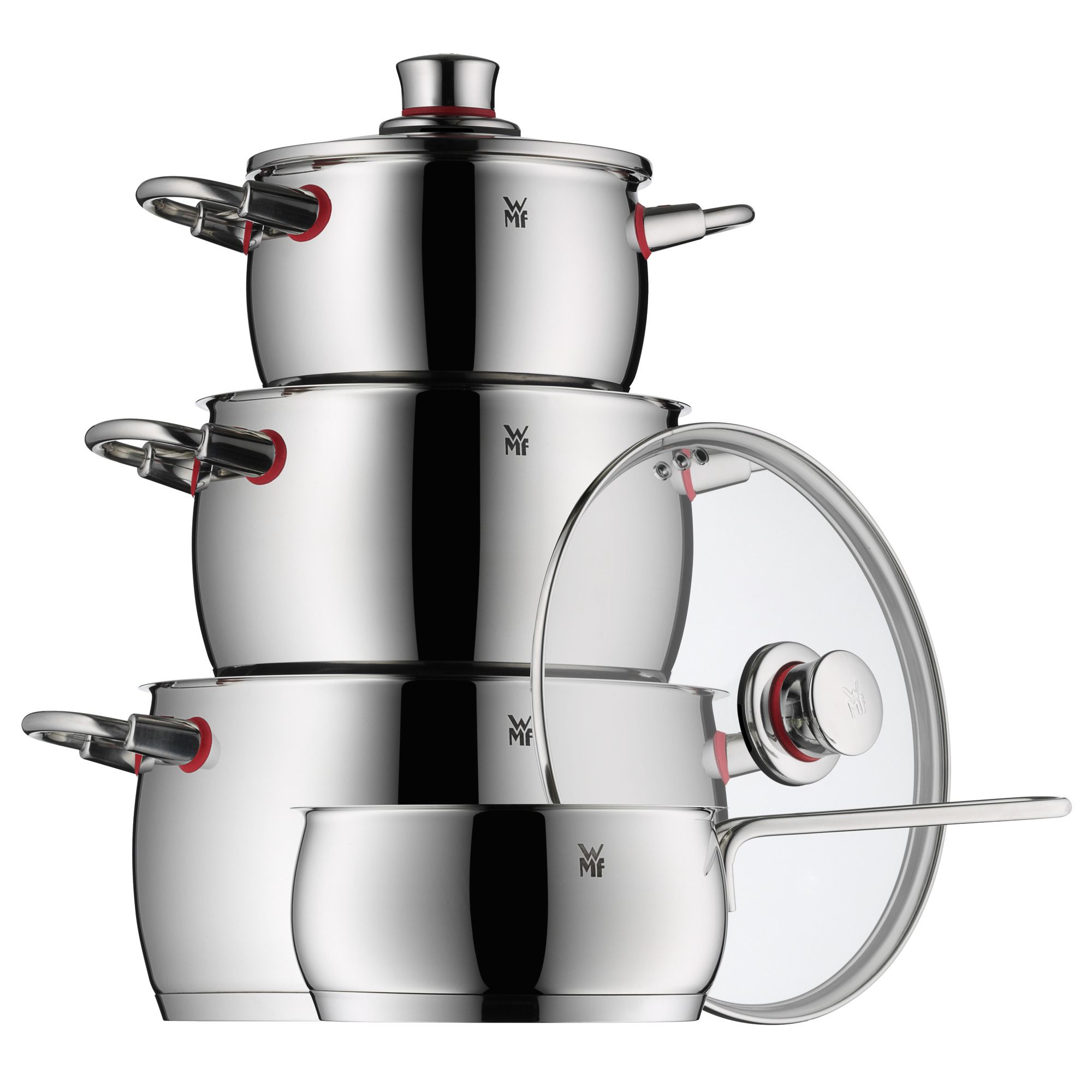 WMF Quality One Pannenset - 4-delig - RVS