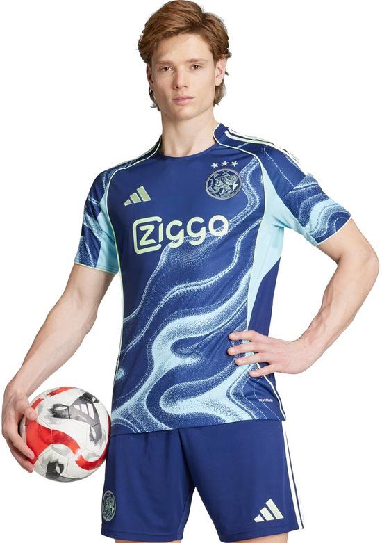 Adidas Ajax Uit 25/26 Voetbalshirt Heren Blauw L