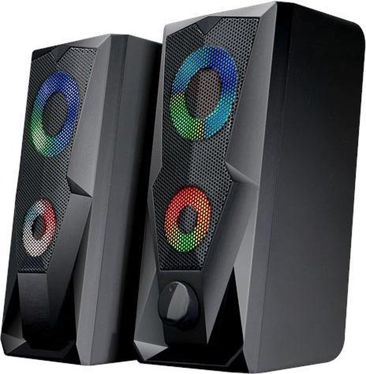 battletron Gaming Boxen - Speakers met LED - 7 Kleuren LED - Usb aansluiting Jacks - Inclusief kabels pc-speaker kopen? | Kieskeurig.nl | helpt je kiezen