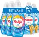 Robijn Perfecte Match détergent et adoucissant – Matin frais – 5 pièces – (72 lavages) – Lot économique