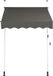 COAST™ Uitbreidbare luifel Zonbescherming met Crank Hoogte -Aanvullend luifel 150 x 120 cm - Grijs