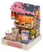 Merkloos Poppenhuis Poppenhuis miniatuur - Poppenhuis set hout - LED-verlichting - Met stofhoes - Meubels en accessoires