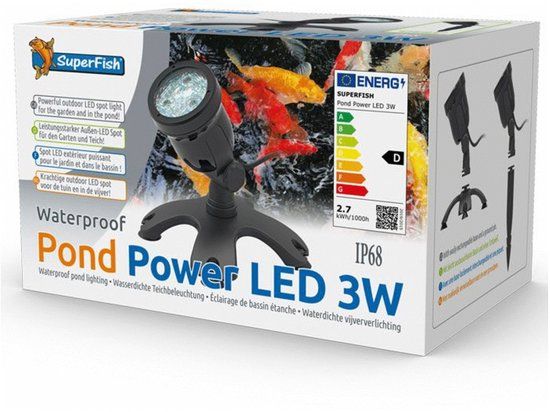 SuperFish Vijver Power 3W LED Spot Waterdichte Tuin Spotlight - 8715897316890
