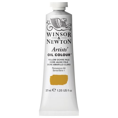 Winsor & Newton Winsor & Newton1214746 Artists' Oil Colour, professionele olieverf met maximale pigmentering en lichtechtheid - 37ml, Yellow Ochre Pale