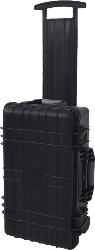 vidaXL Hardcase transportkoffer met wielen en schuimen binnenkant