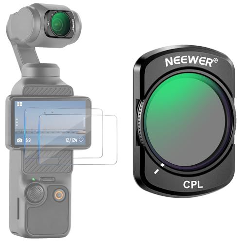 NEEWER magnetisch CPL-filter compatibel met DJI Osmo Pocket 4 & Pocket 3 Creator Combo-accessoires