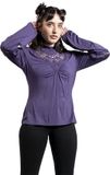 Gothicana by EMP Gothicana paarse longsleeve met ronde hals - Dames - M