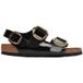 BIRKENSTOCK Sandales Milano Big Buckle cuir
