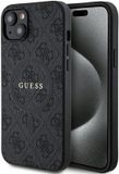 Guess 4G Colored Ring Back Case (MagSafe) for iPhone 14 - Black