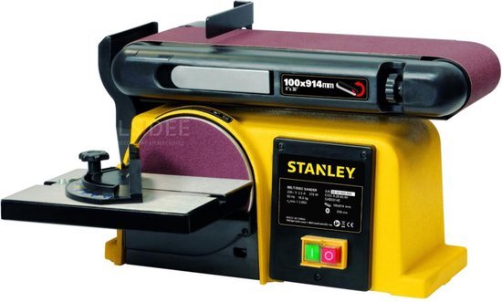 STANLEY SXBS914E bankschuurmachine schijf/band 370 Watt 150 mm