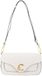 Coccinelle C-Me Calf Shoulder Bag Pearl crème