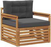 vidaXL Buitensofa Massief Acacia Hout en Polyester