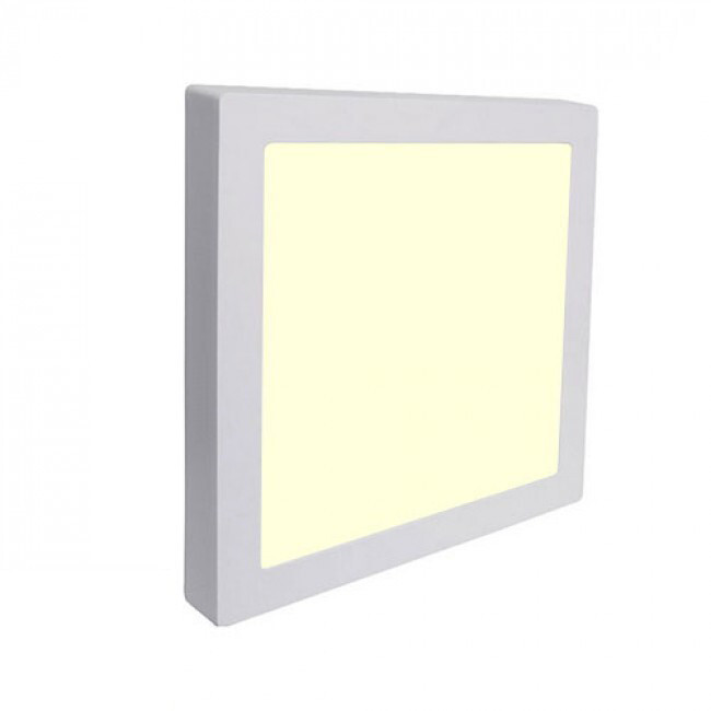 BES LED LED Downlight Pro - Aigi - Opbouw Vierkant 12W - Warm Wit 3000K - Mat Wit Aluminium - 172mm