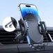 Miracase Mobiele telefoonhouder voor in de auto, 2023 nieuwste dubbele haak, universele telefoonhouder voor de auto, ventilatie, 360 graden draaibaar, voor iPhone 15/14/13/12 Pro Max Plus/Samsung en