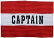 Precision Aanvoerdersband Captain Polyester Rood/wit Maat M