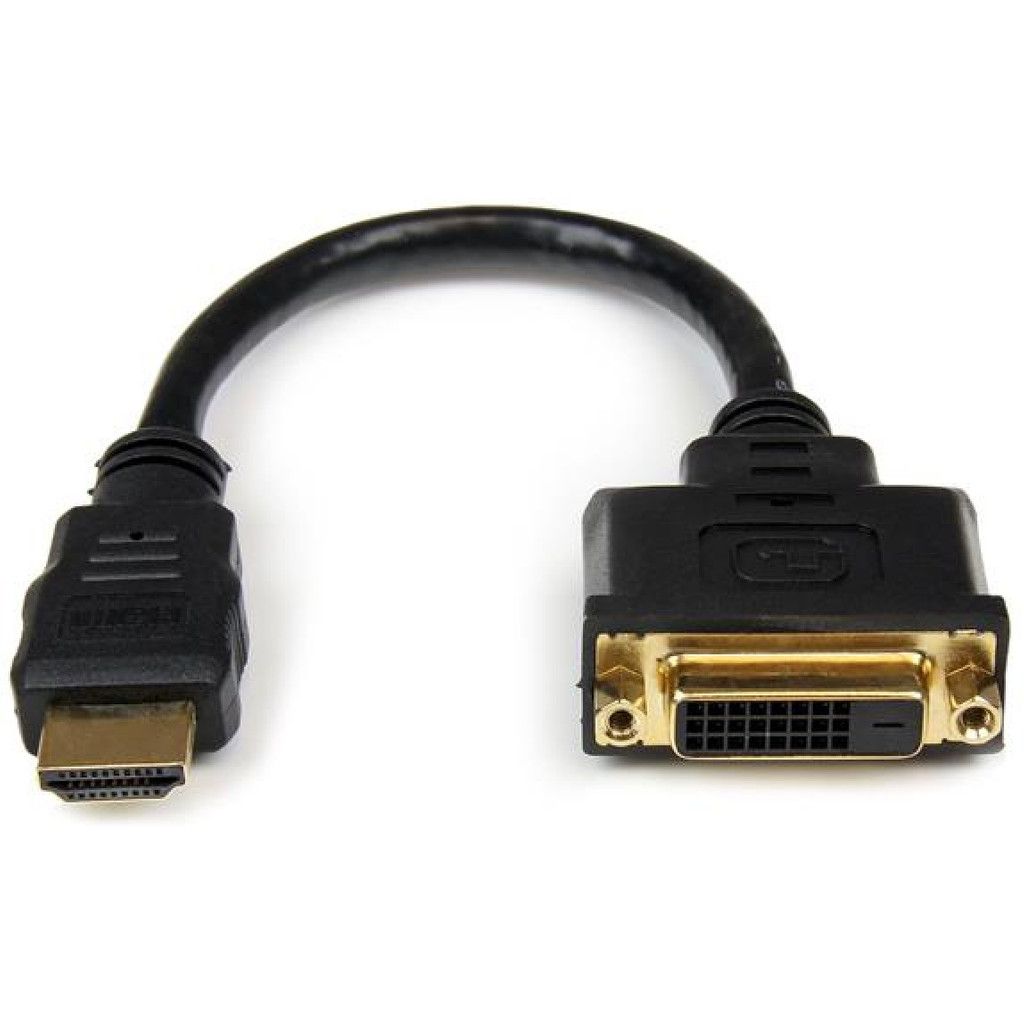 StarTech.com HDMI naar DVI-D Single Link Video Adapter Kabel 20 cm