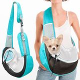 Famanu – Draagdoek voor honden, hondendraagtas voor puppys, ademende hondendraagtas tot 5 kg, hondendraagdoek voor kleine honden, huisdieren, schouder