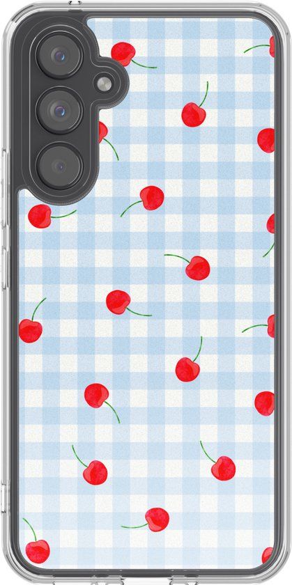 imoshion Hoesje - Geschikt voor Samsung Galaxy A54 (5G) - Design hoesje - Cherry Check