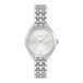 BOSS HB1502722 MAE Dames Horloge - Mineraalglas - Staal - Zilverkleurig - 30 mm breed - Quartz - Vouw/Vlindersluiting - 3 ATM (spatwater)