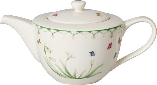 Villeroy & Boch Theepot - 1.3L - Wit - Porselein - Vaatwasserbestendig
