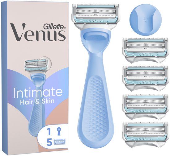 Venus Gillette Venus Intimate Scheersysteem - 1 Handvat + 5 Navulmesjes